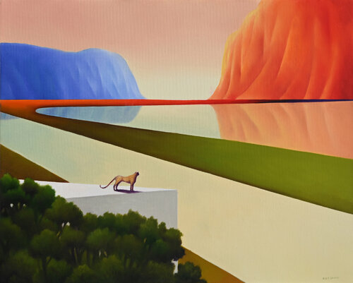 Verso la luce di Cesare Reggiani, Pittura in vendita su Singulart