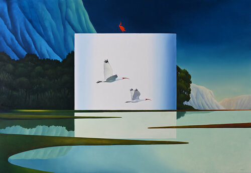 La sera del richiamo di Cesare Reggiani, Pittura in vendita su Singulart