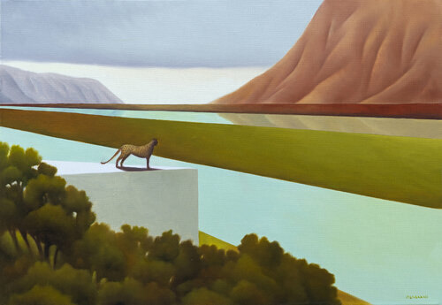 La realtà sospesa di Cesare Reggiani, Pittura in vendita su Singulart