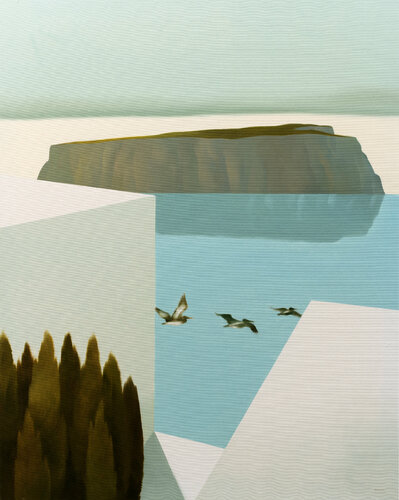 L'isola di fronte by Cesare Reggiani, 회화 for Sale on Singulart