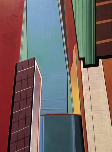 Visit to Bilbao van Brad Nuorala, Schilderij te koop op Singulart