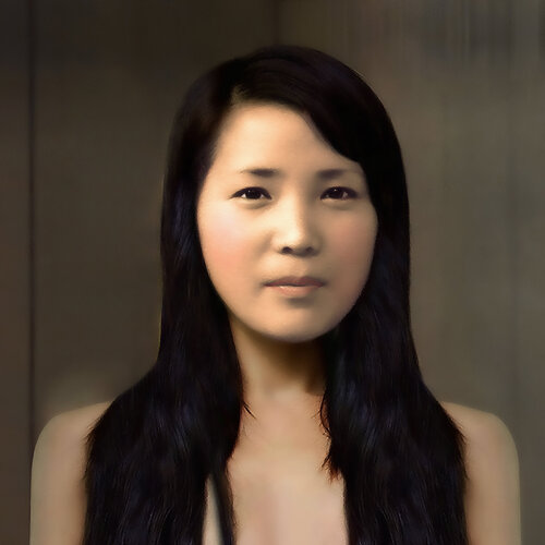 a very young virgin from the Goto Islands di Daniel de Saint-Yon, Pittura in vendita su Singulart