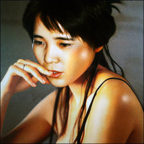 partira ? partira pas ? - 去りますか?去りませんか?(五十嵐安和, 21 ans) - will leave? will not leave? by Daniel de Saint-Yon, Painting for Sale on Singulart