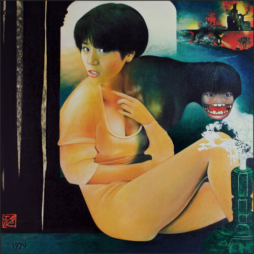 Cat People - 猫の女 di Daniel de Saint-Yon, Pittura in vendita su Singulart