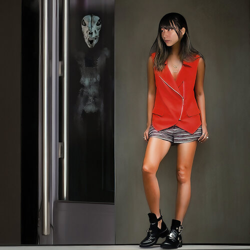 fascinating mirror upstream of all meaning van Daniel de Saint-Yon, Schilderij te koop op Singulart