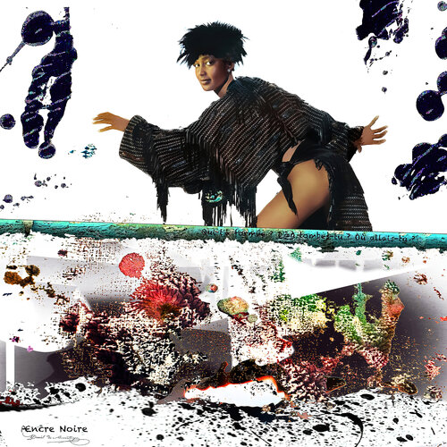"black woman, dark woman" von Daniel de Saint-Yon, Digital kaufen auf Singulart