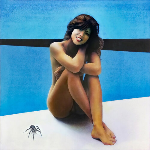 last day in Himejima - 姫島の最終日 van Daniel de Saint-Yon, Schilderij te koop op Singulart