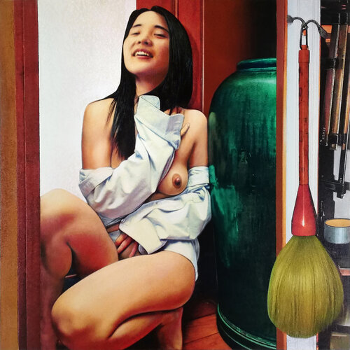 endless night in the workshop - ワークショップでの無限の夜 de Daniel de Saint-Yon, Pintura a la venta en Singulart