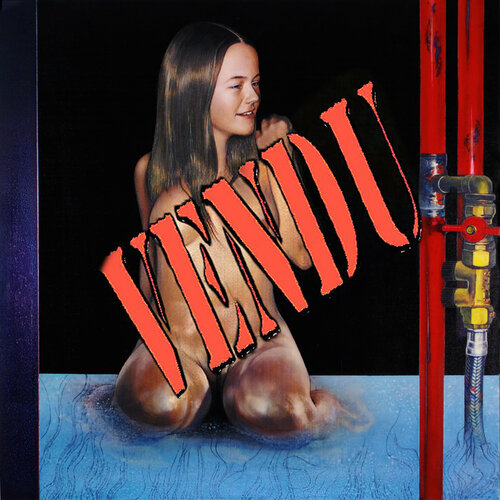 Baudelaire en a rêvé -ボードレールはそれを夢見ていた - Baudelaire dreamed of it de Daniel de Saint-Yon, Pintura a la venta en Singulart