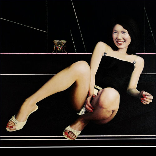 how beautiful she was ! - なんてきれいだったのだろう !  - qu'elle était belle ! by Daniel de Saint-Yon, Painting for Sale on Singulart