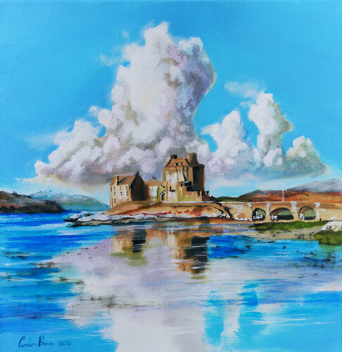 Eilean Donan Castle painting von Gordon Bruce, Malerei kaufen auf Singulart
