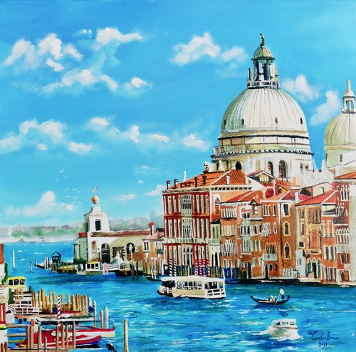 Venice oil painting di Gordon Bruce, Pittura in vendita su Singulart