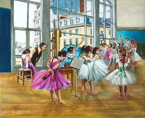 Degas and the Ballerinas by Gordon Bruce, Painting for Sale on Singulart