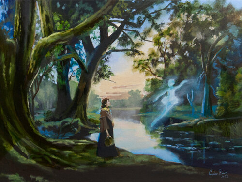 Will-o'-the-wisp di Gordon Bruce, Pittura in vendita su Singulart