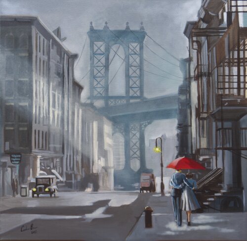 New York City memories di Gordon Bruce, Pittura in vendita su Singulart
