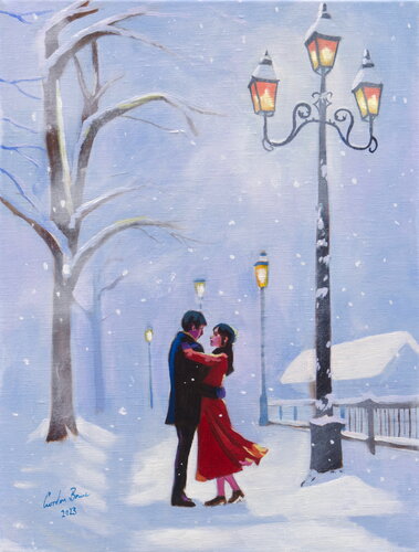 Snowflake Waltz by Gordon Bruce, Painting for Sale on Singulart