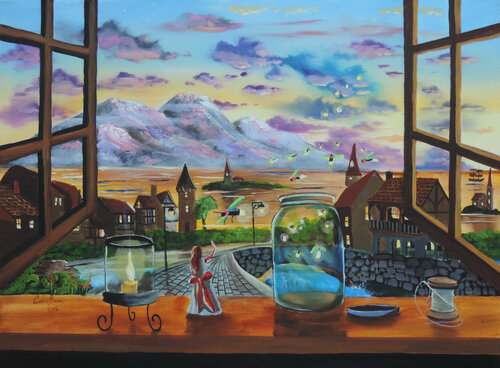Thumbelina van Gordon Bruce, Schilderij te koop op Singulart