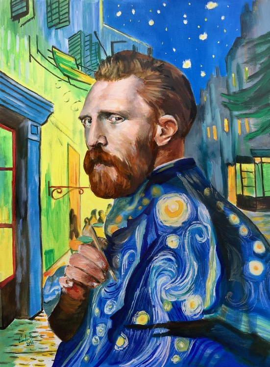 Van Gogh portrait painting Gordon Bruce
