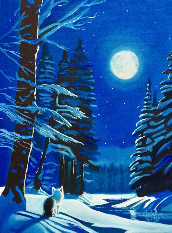 Winter fox Gordon Bruce