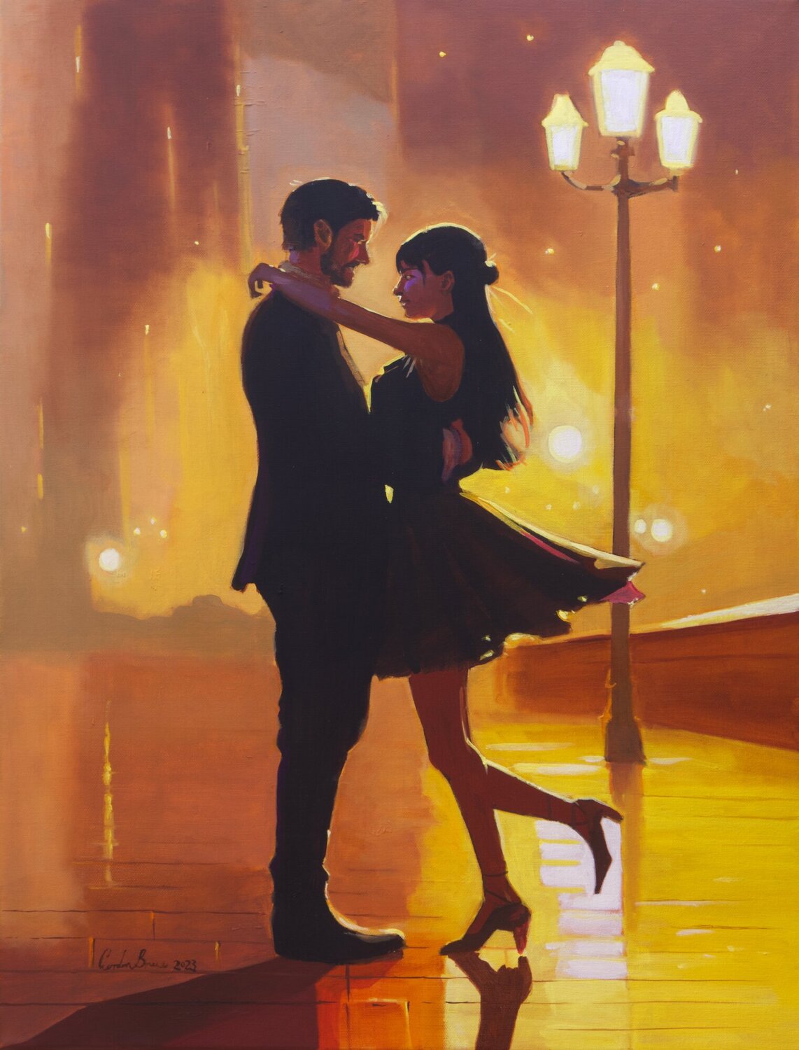 A romantic couple Gordon Bruce