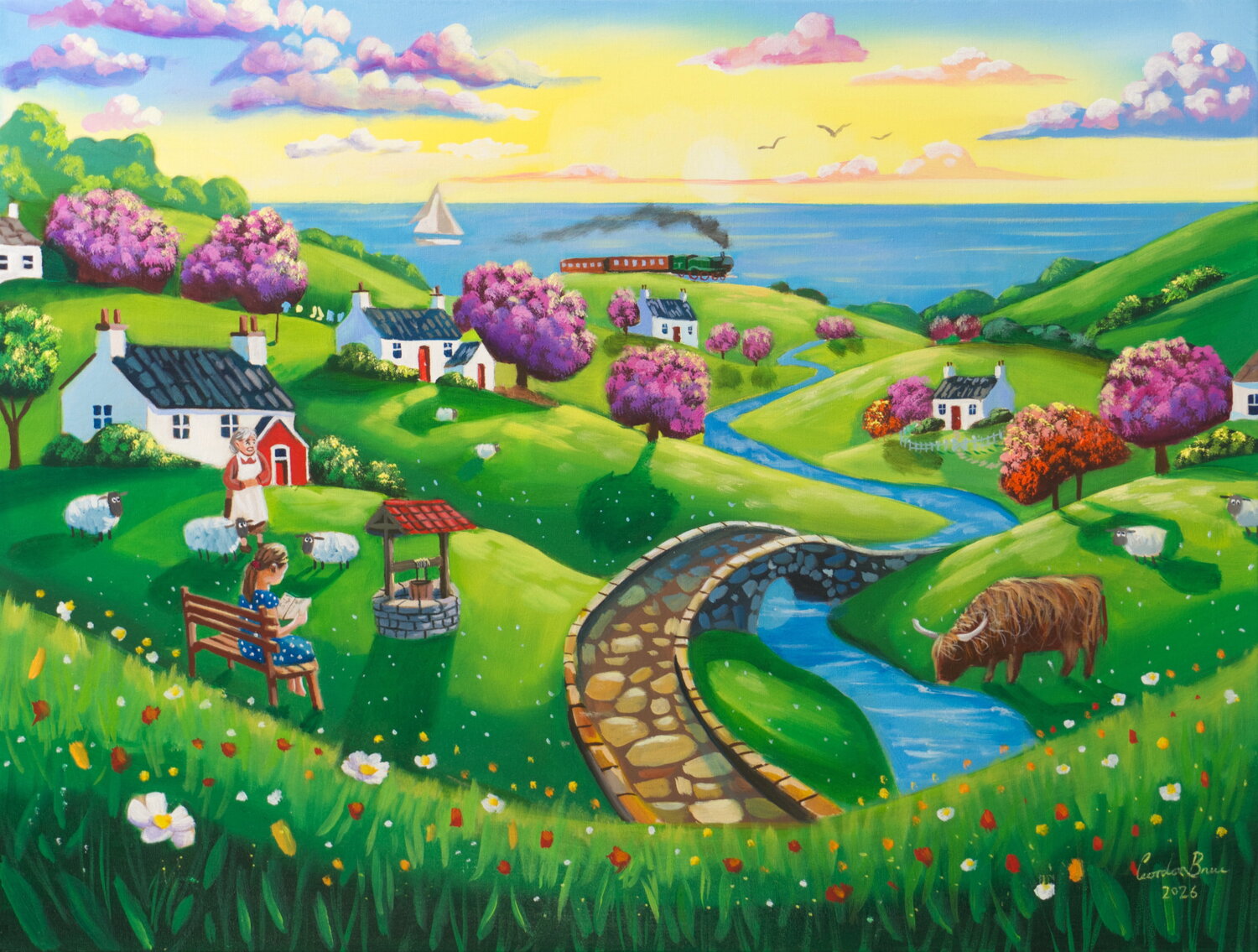 A Journey Through Summer Fields Gordon Bruce