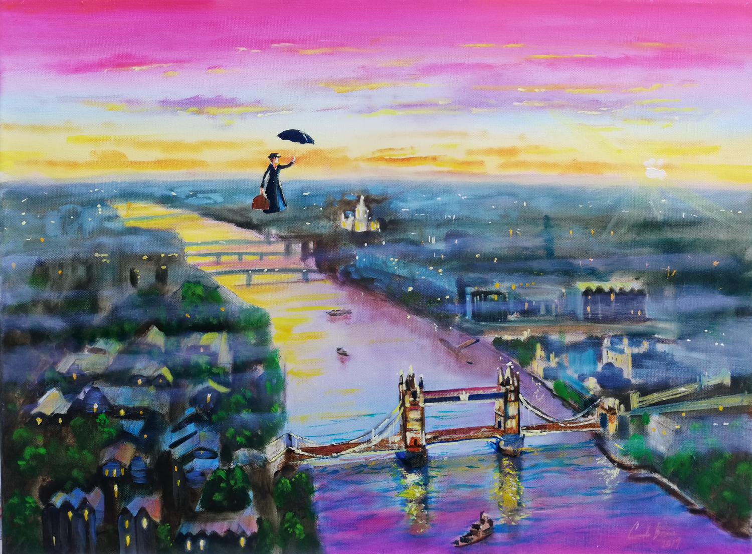 Mary Poppins "Up to the highest height" Gordon Bruce