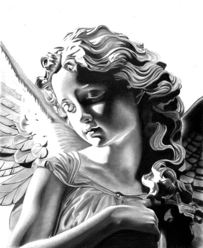 Angel #1 van Paul Stowe, Tekening te koop op Singulart