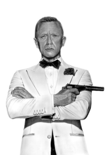 007 James Bond von Paul Stowe, Zeichnungen kaufen auf Singulart