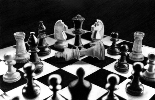 Check Mate di Paul Stowe, Disegno in vendita su Singulart