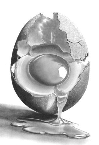 A Dozen Eggs #1 by Paul Stowe, Drawing for Sale on Singulart