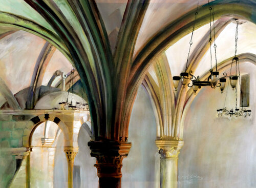 The Upper Room II by Bezalel Levy, Painting for Sale on Singulart