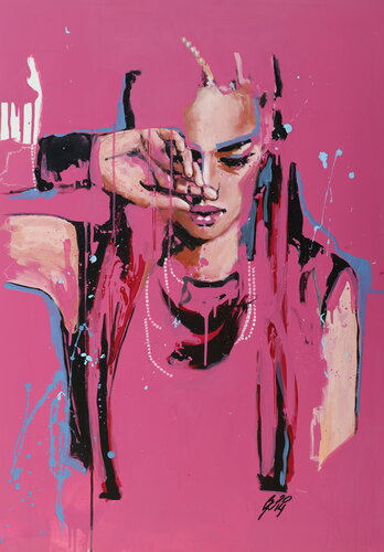 LOVE the 80's by Petra Kaindel, 회화 for Sale on Singulart