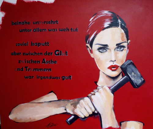 KAPUTT! by Petra Kaindel, Painting for Sale on Singulart