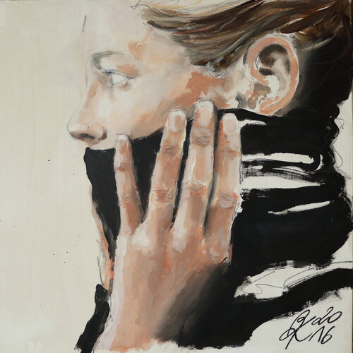 W H A T + N O W ? (I just wanna scream!) by Petra Kaindel, Painting for Sale on Singulart