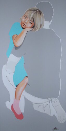 DADDY by Petra Kaindel, 油畫 for Sale on Singulart