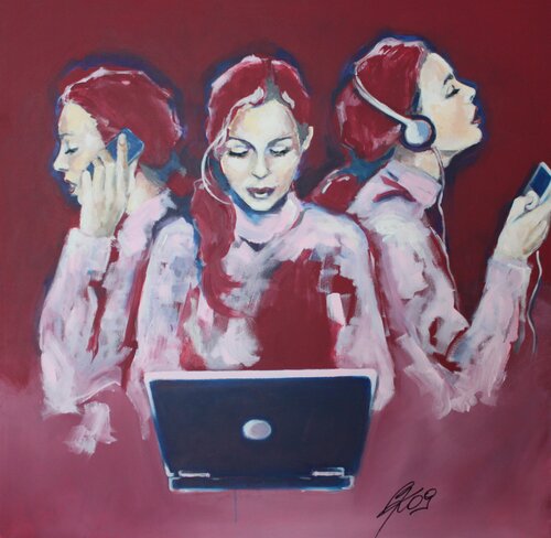 BABYLON di Petra Kaindel, Pittura in vendita su Singulart