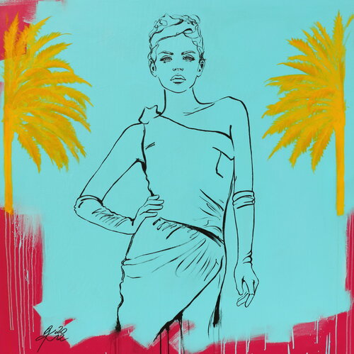 HOLLYWOOD by Petra Kaindel, 회화 for Sale on Singulart