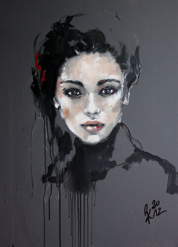 CAN YOU SEE ME? di Petra Kaindel, Pittura in vendita su Singulart