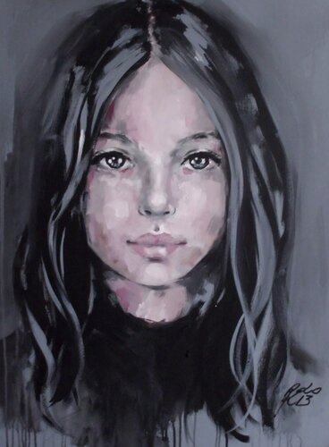 Mit den Augen eines Kindes - Child's eyes by Petra Kaindel, Painting for Sale on Singulart