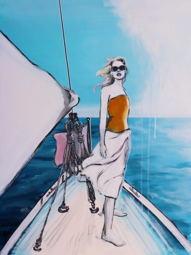 SAILING di Petra Kaindel, Pittura in vendita su Singulart