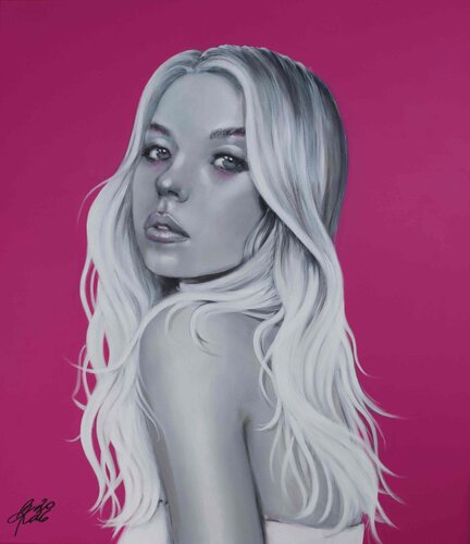 SYDNEY SWEENEY GOT GREAT LOOKS by Petra Kaindel, 회화 for Sale on Singulart