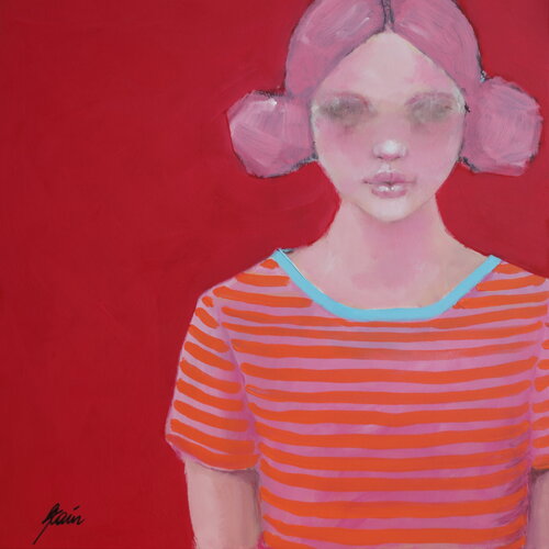 ICE CREAM GIRL by Petra Kaindel, Painting for Sale on Singulart