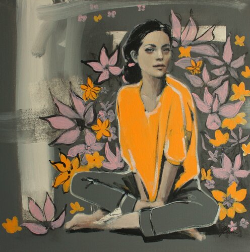LA VIE EN ROSE by Petra Kaindel, 회화 for Sale on Singulart