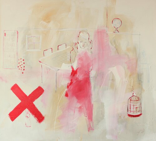 PERFECTLY DERANGED by Petra Kaindel, Painting for Sale on Singulart