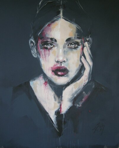 All scars are open by Petra Kaindel, Painting for Sale on Singulart