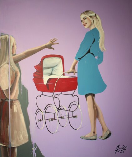 DAS VOLLKOMMENE GLÜCK van Petra Kaindel, Schilderij te koop op Singulart