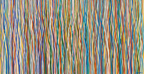 Funk and Move - 198 x 102cm acrylic on canvas van George Hall, Schilderij te koop op Singulart