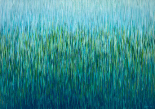 Silent Grass- 101 x 71cm van George Hall, Schilderij te koop op Singulart