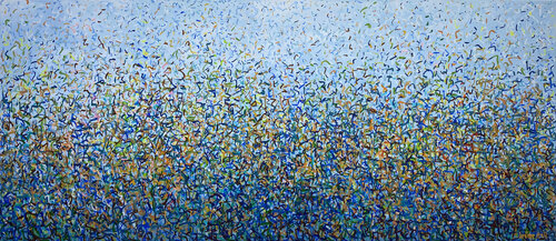 Leura Bush Dance 152 x 66cm acrylic on canvas van George Hall, Schilderij te koop op Singulart