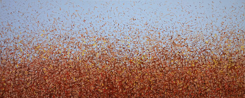 Nature's Oondiri 152 x 61cm acrylic on canvas George Hall